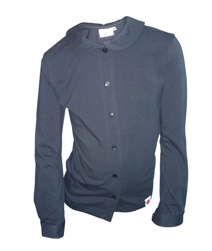 Jerseybluse, langarm, Mädchen